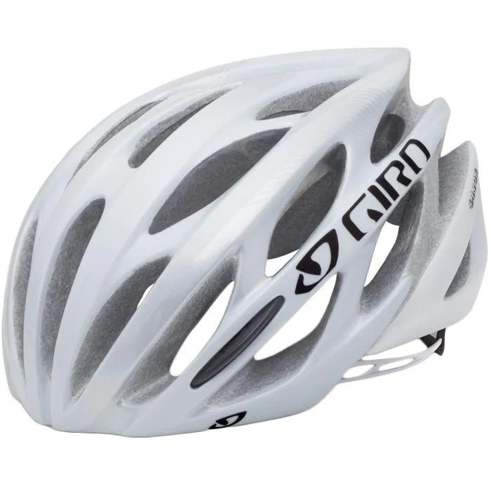 Giro Saros Road Helmet - White-Silver