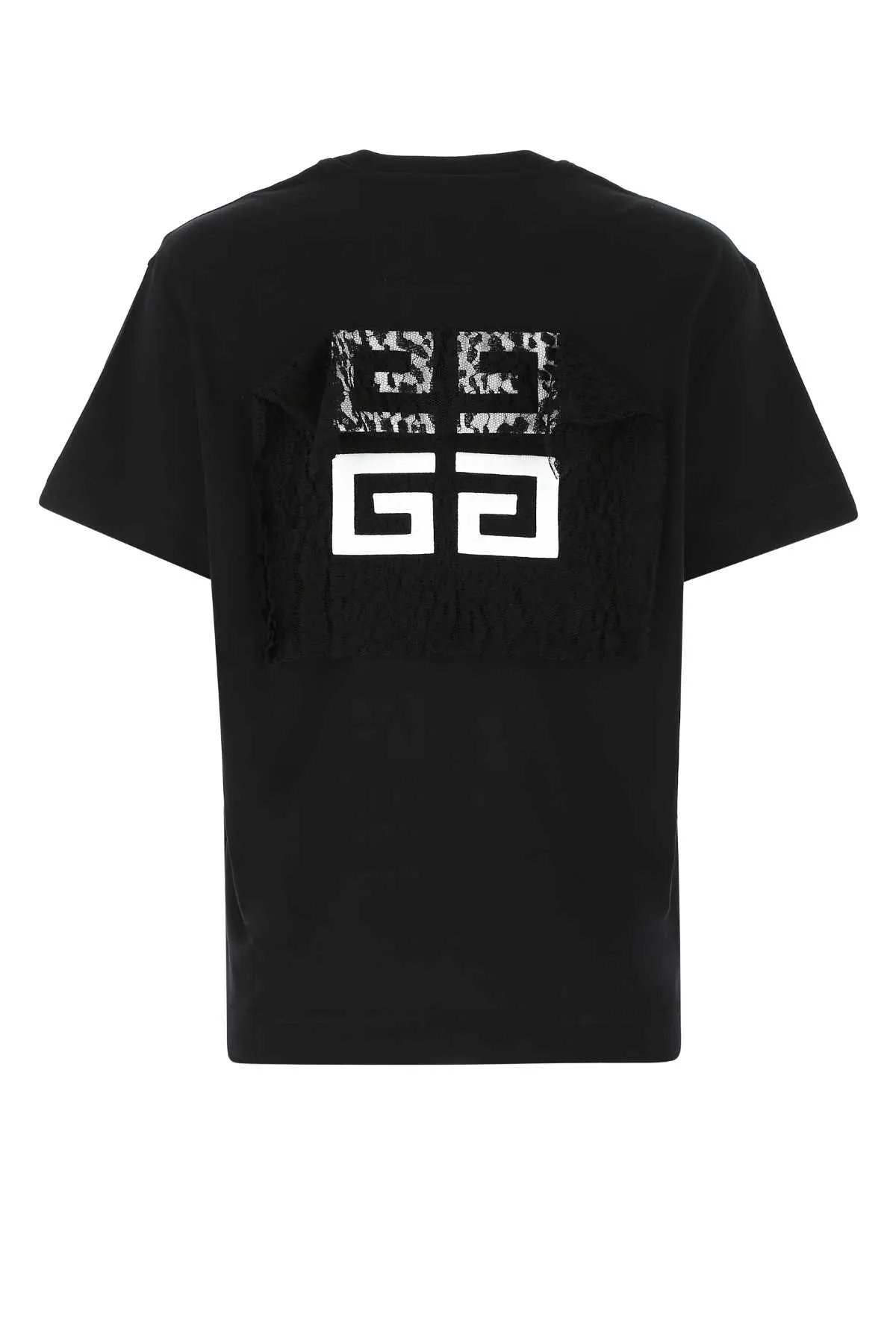Givenchy Logo Lace Detailed T-Shirt