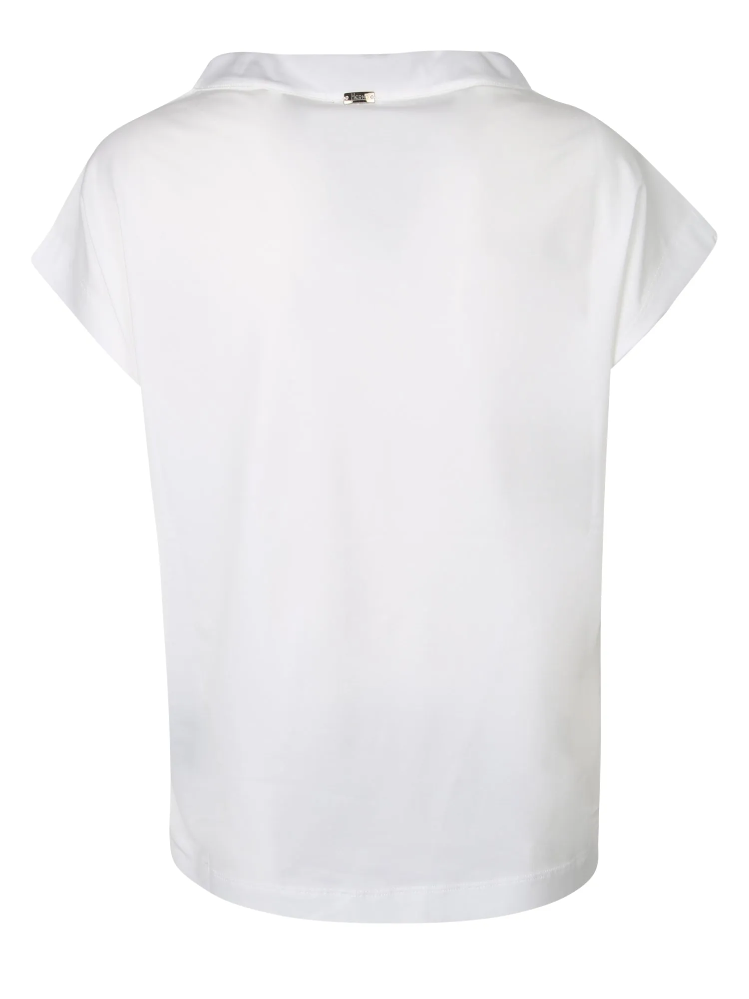 Herno Scarf Detailed Crewneck T-Shirt
