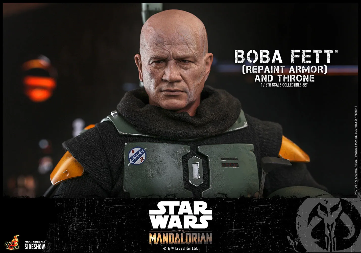Hot Toys 1/6 Scale Television Masterpiece Series  - The Mandalorian - Boba Fett & Throne Set (Repaint Armor)