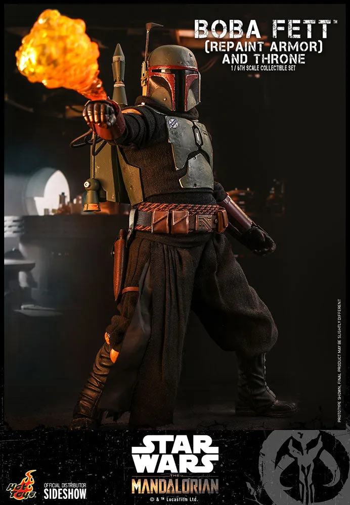 Hot Toys 1/6 Scale Television Masterpiece Series  - The Mandalorian - Boba Fett & Throne Set (Repaint Armor)