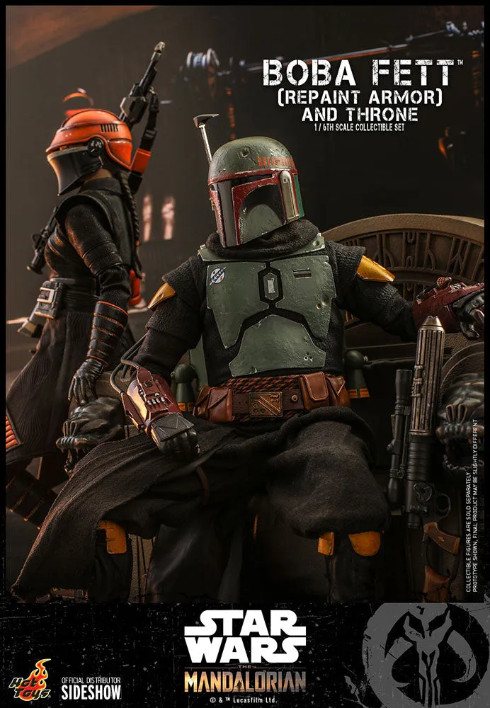 Hot Toys 1/6 Scale Television Masterpiece Series  - The Mandalorian - Boba Fett & Throne Set (Repaint Armor)