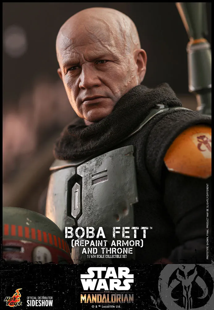 Hot Toys 1/6 Scale Television Masterpiece Series  - The Mandalorian - Boba Fett & Throne Set (Repaint Armor)