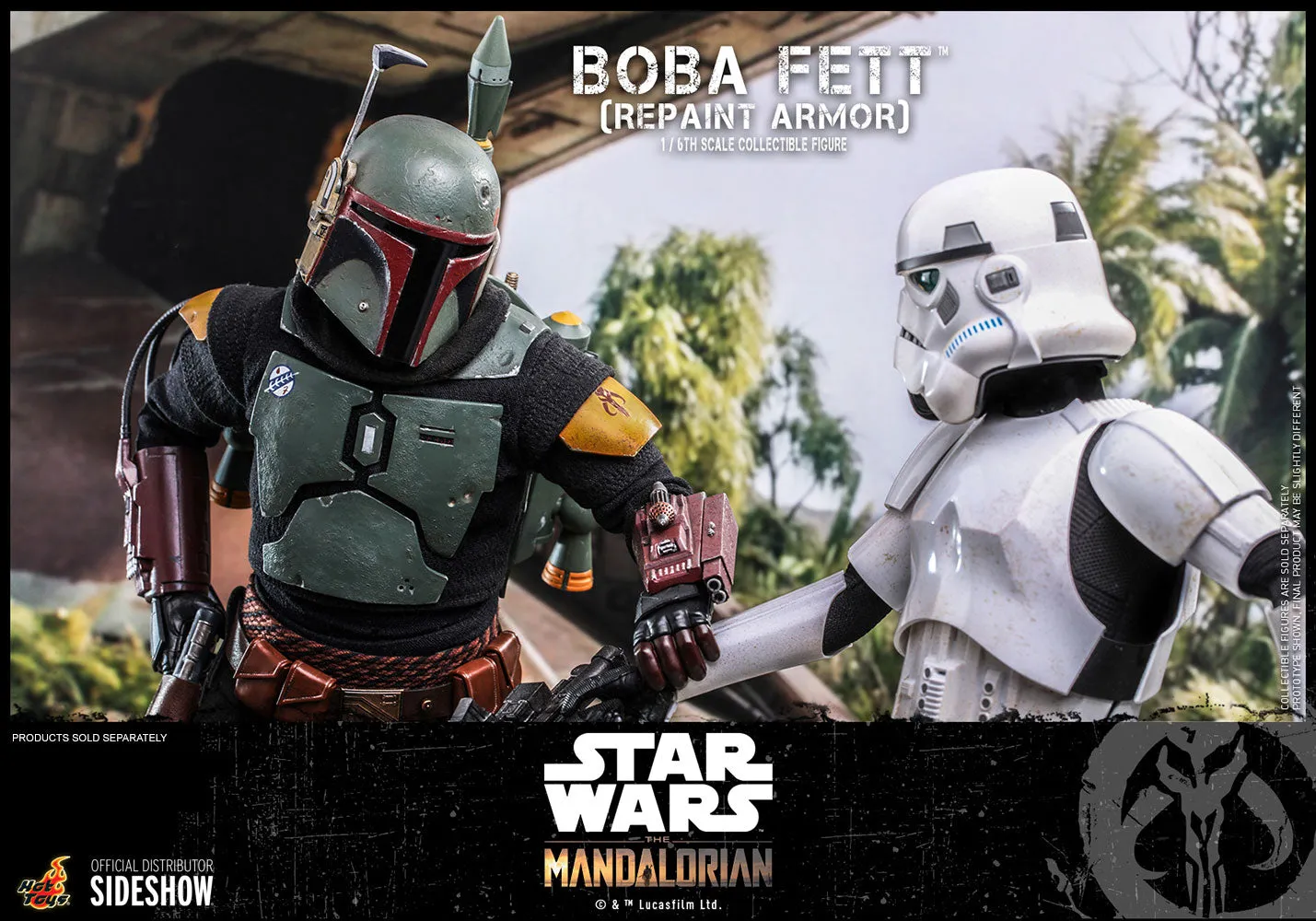 Hot Toys 1/6 Scale Television Masterpiece Series  - The Mandalorian - Boba Fett (Repaint Armor)