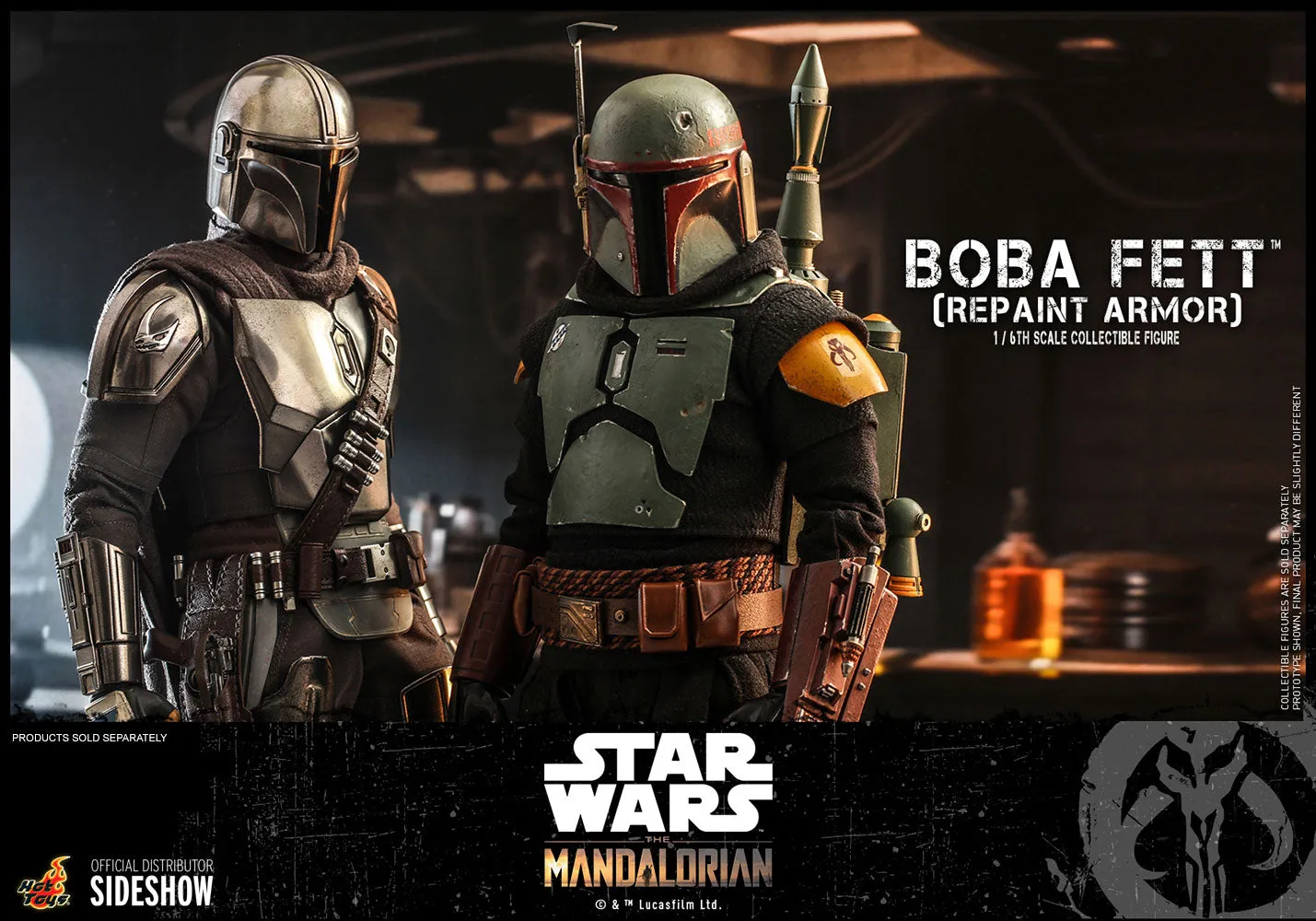 Hot Toys 1/6 Scale Television Masterpiece Series  - The Mandalorian - Boba Fett (Repaint Armor)