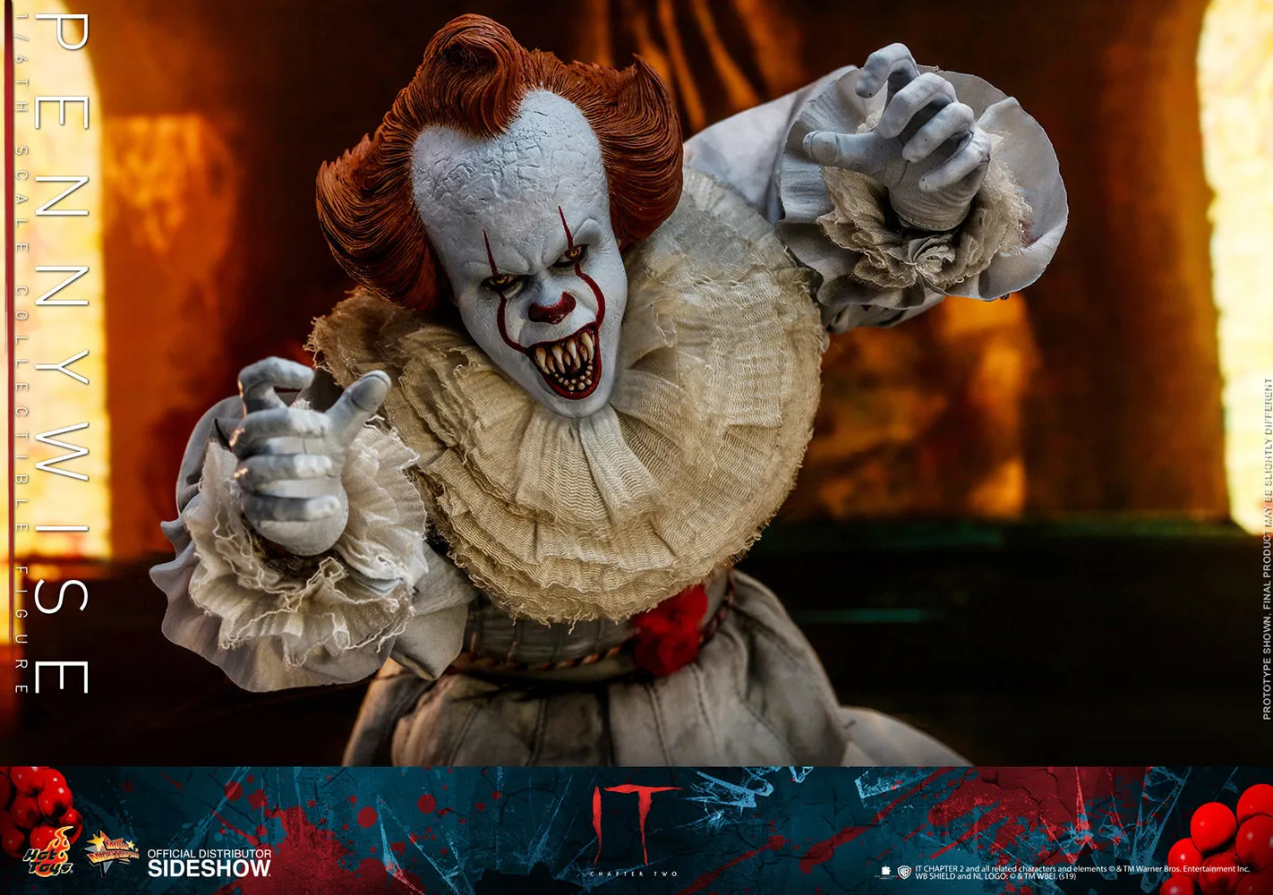 Hot Toys Movie Masterpiece 1/6 Scale Figure - IT Chapter Two - Pennywise