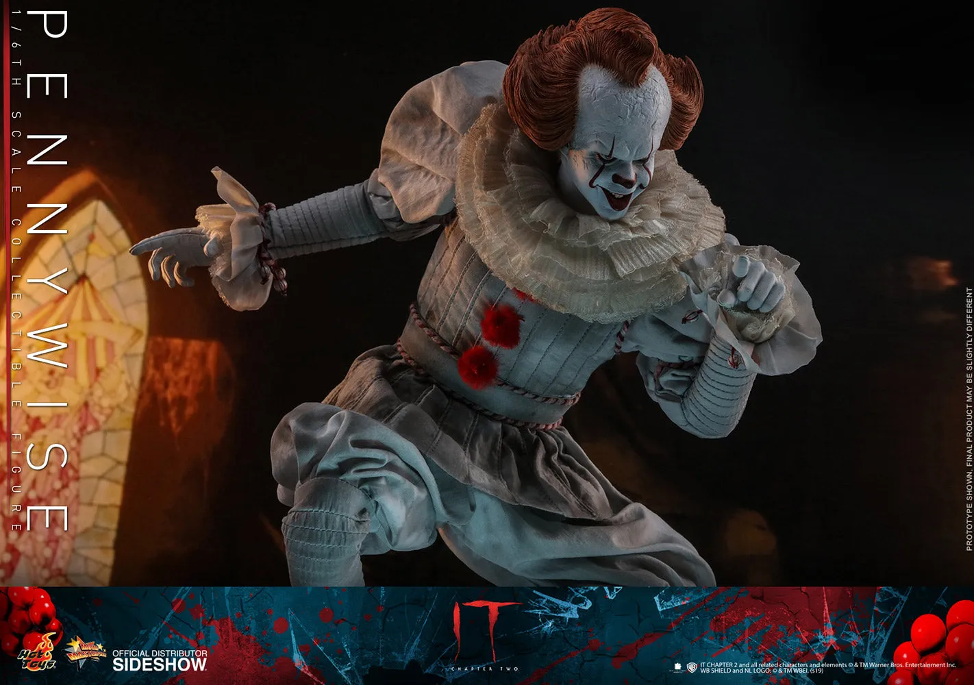 Hot Toys Movie Masterpiece 1/6 Scale Figure - IT Chapter Two - Pennywise