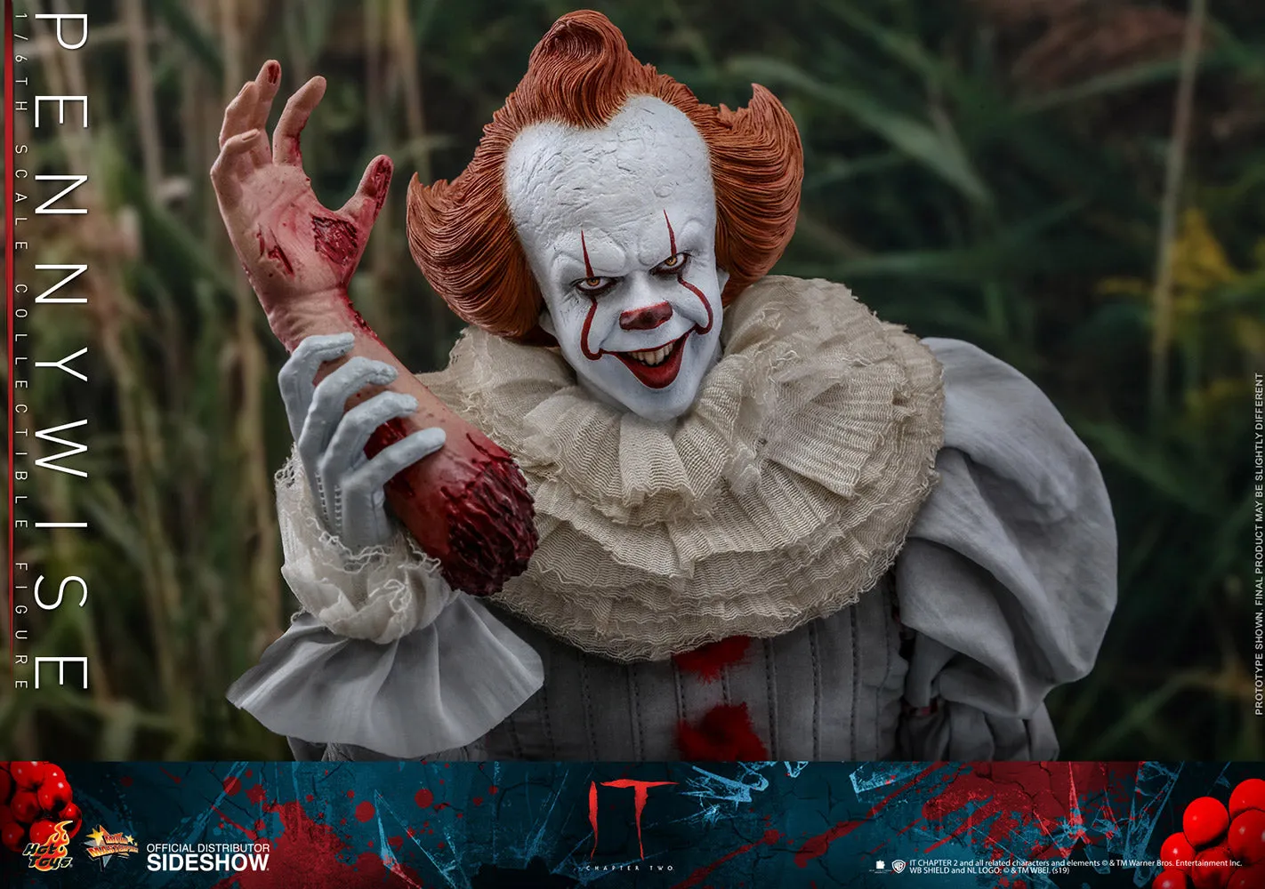 Hot Toys Movie Masterpiece 1/6 Scale Figure - IT Chapter Two - Pennywise