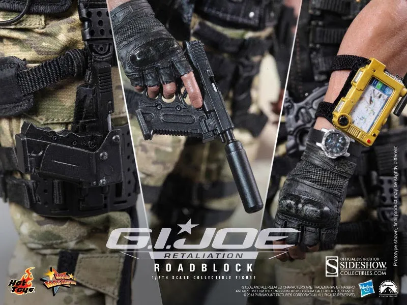Hot Toys Roadblock GI Joe Retaliation 12 Inch 1/6 Scale Action Figure MMS199