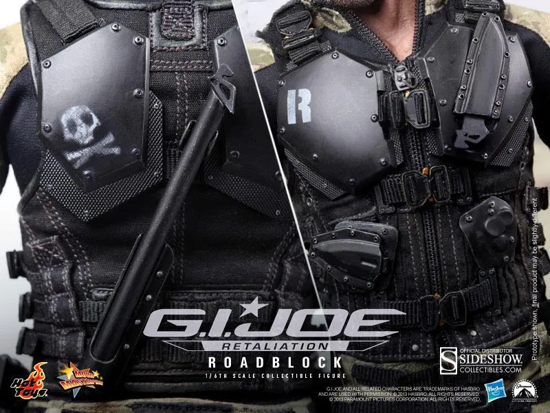 Hot Toys Roadblock GI Joe Retaliation 12 Inch 1/6 Scale Action Figure MMS199