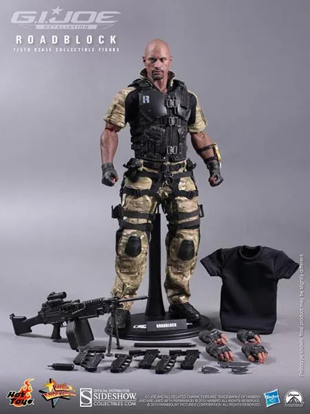 Hot Toys Roadblock GI Joe Retaliation 12 Inch 1/6 Scale Action Figure MMS199