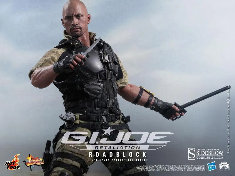 Hot Toys Roadblock GI Joe Retaliation 12 Inch 1/6 Scale Action Figure MMS199
