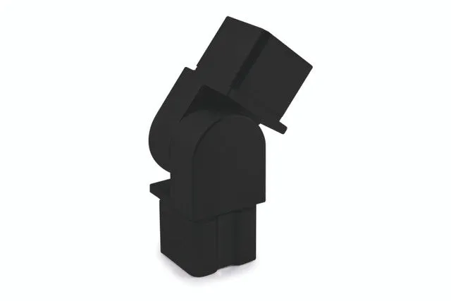 Inox Black Cube System Pivotable Connector