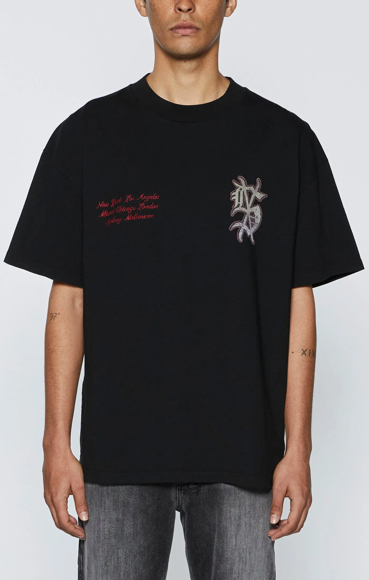 Ksubi Playoff Ekcess Ss Tee - BLACK