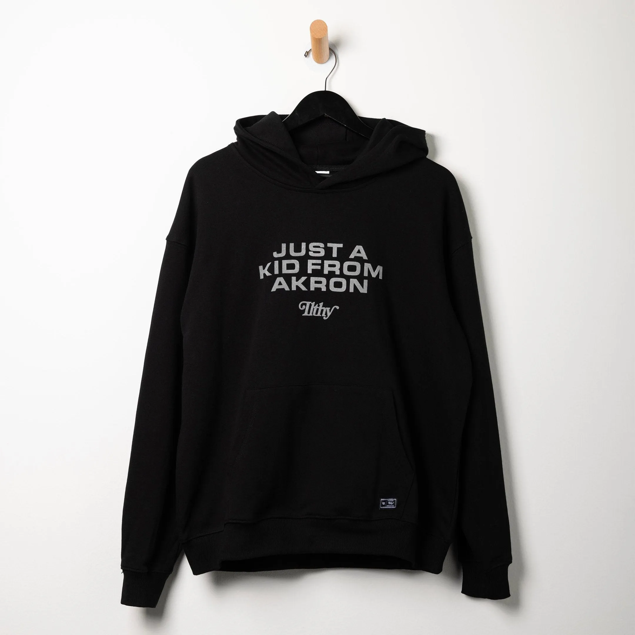 LJFF x ILTHY® Just a Kid from Akron Velvet Print Hoodie