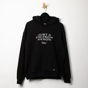 LJFF x ILTHY® Just a Kid from Akron Velvet Print Hoodie