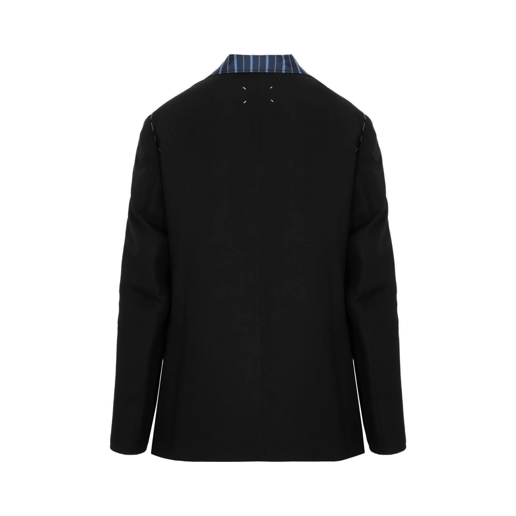 Maison Margiela Double-Breasted Stripe Detailed Blazer