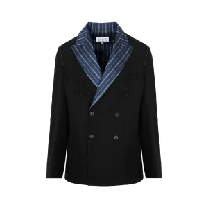 Maison Margiela Double-Breasted Stripe Detailed Blazer