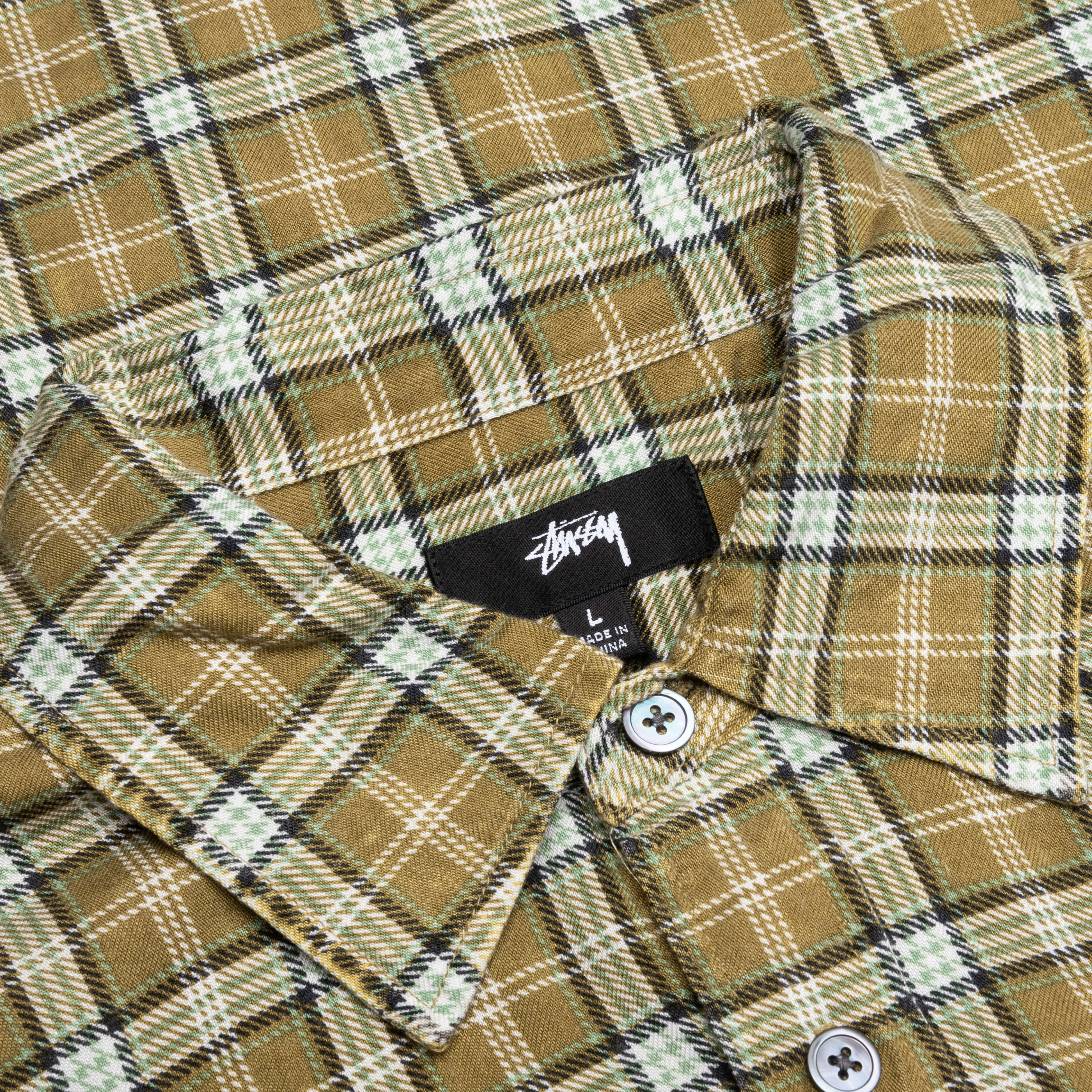 Matthew Plaid Shirt - Gold