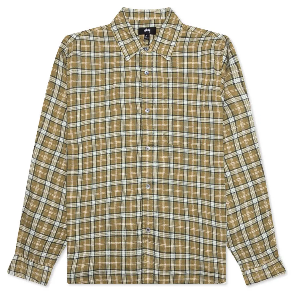 Matthew Plaid Shirt - Gold
