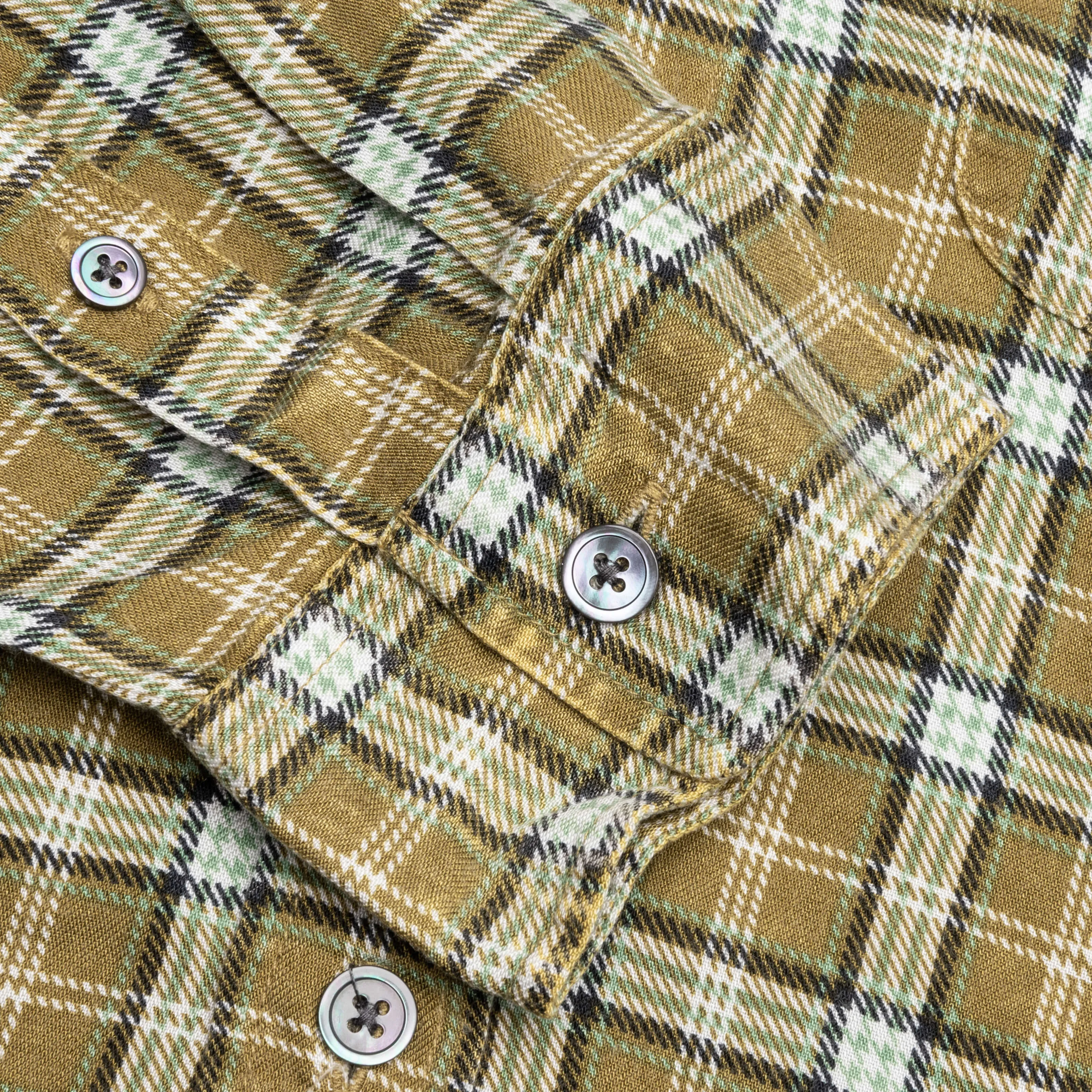 Matthew Plaid Shirt - Gold