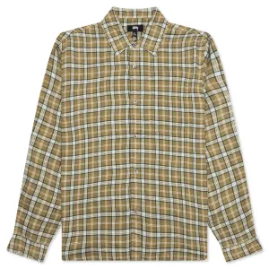 Matthew Plaid Shirt - Gold