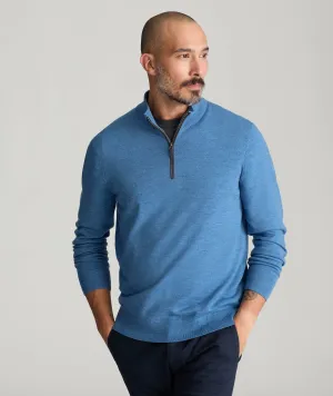 Merino Wool Quarter-Zip Sweater - FINAL SALE