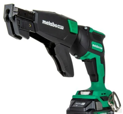 Metabo 18V MultiVolt™ Cordless Drywall Screw Gun Kit w/ Collated Screw Magazine | Metabo HPT {W18DAQB}