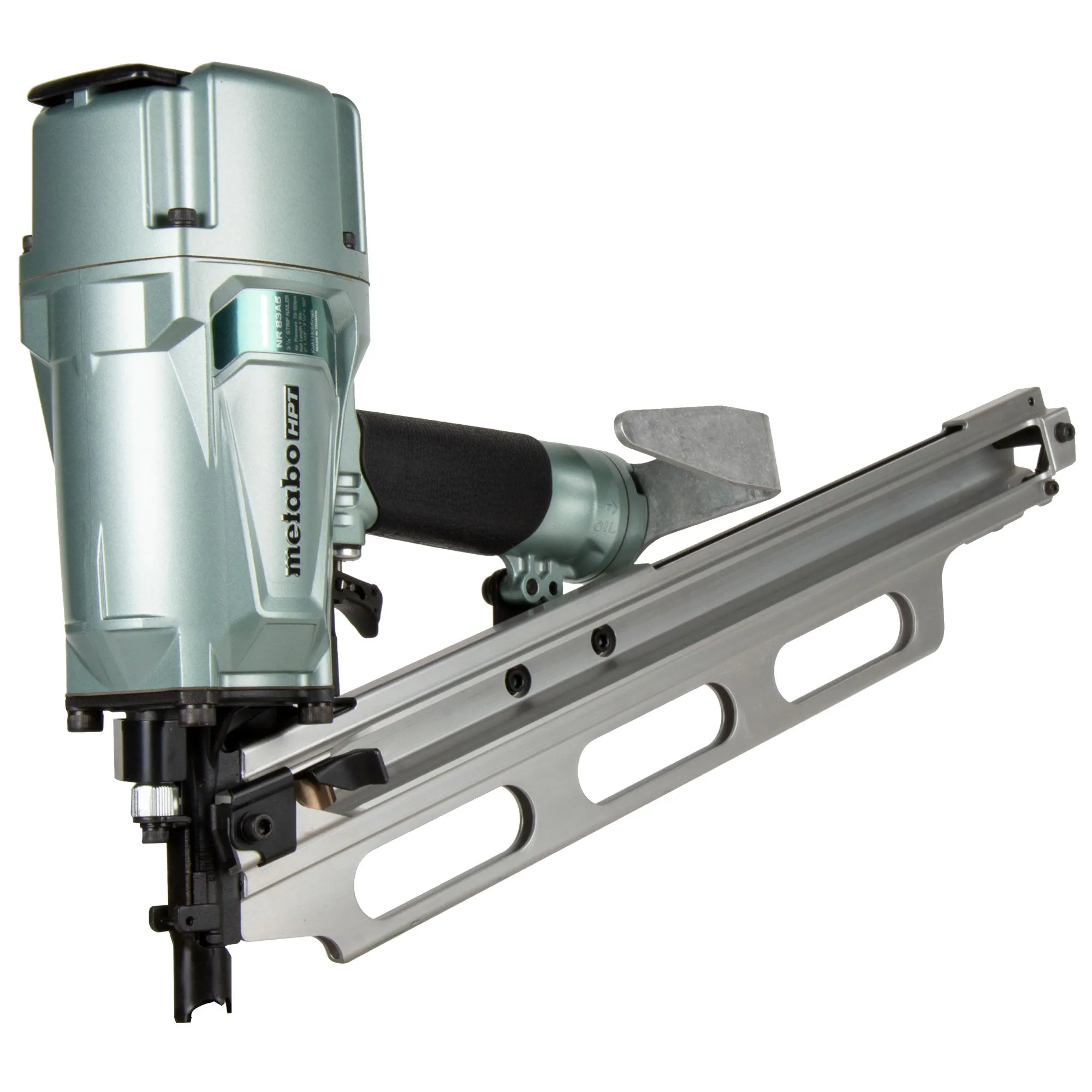 Metabo HPT NV45AB2 1-3/4" Pneumatic Coil Roofing Nailer Side Load Magazine