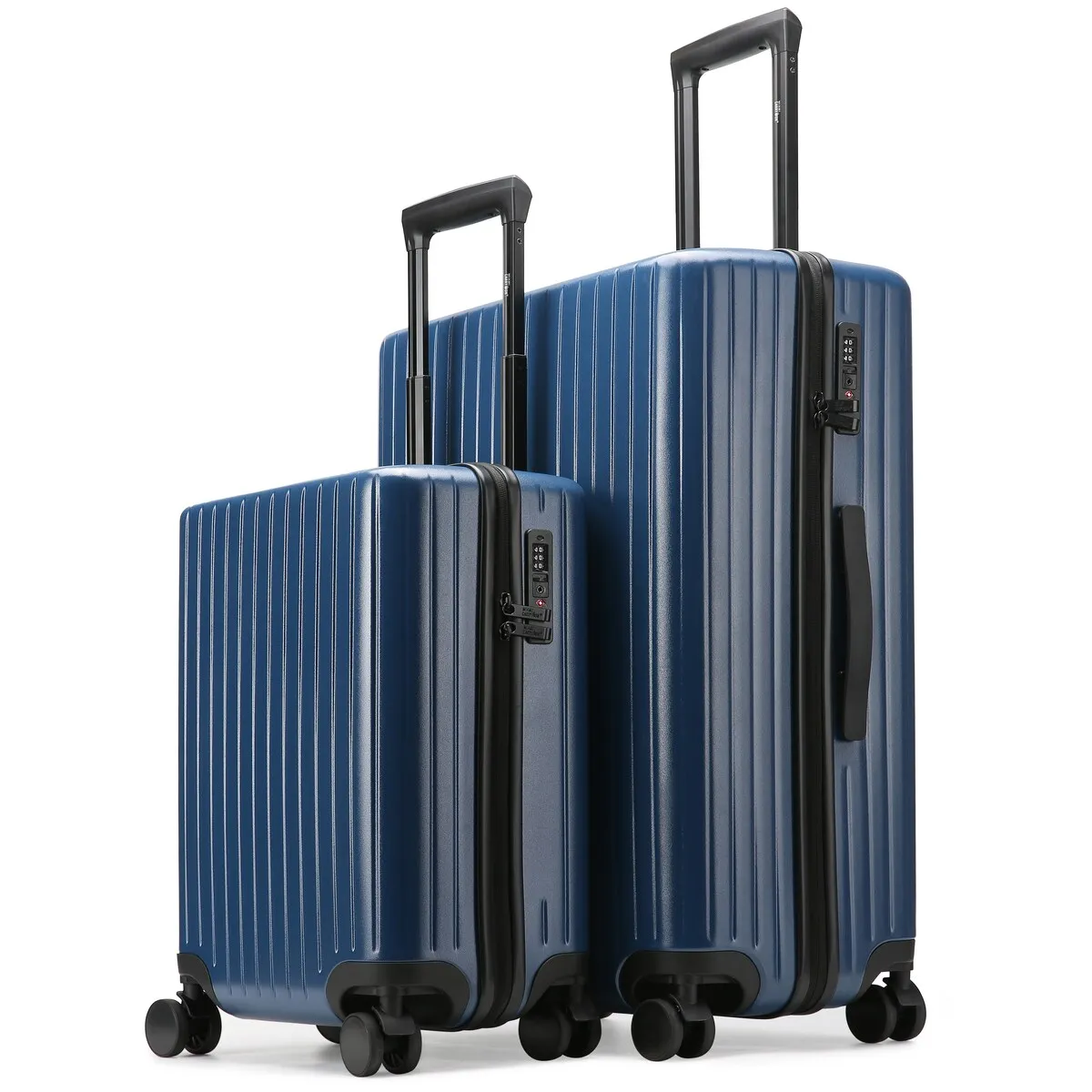 Miami CarryOn Ocean Polycarbonate 2 Piece Spinner Luggage Set