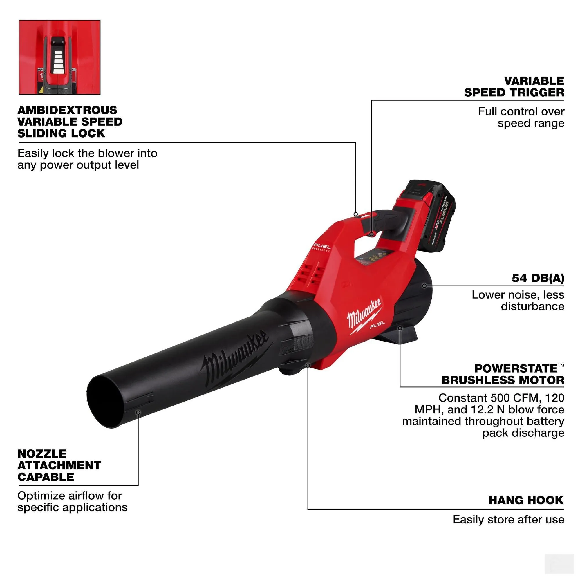 Milwaukee M18 FUEL™ Blower Kit (3017-21HD)