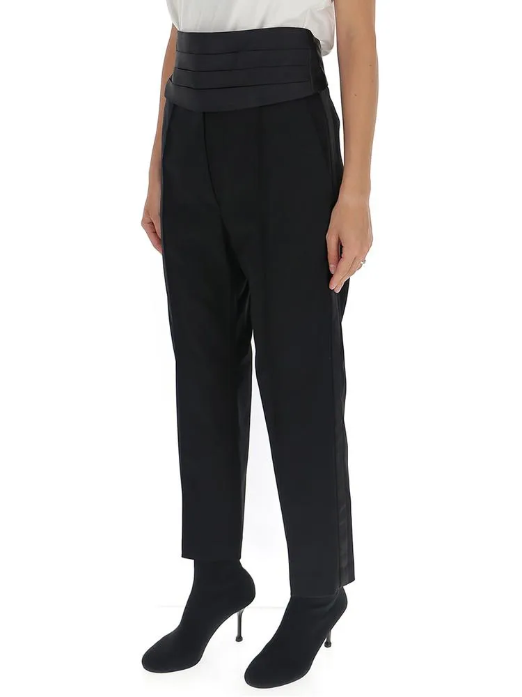 Mm6 Maison Margiela Tailored Belted Trousers