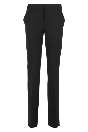 Moschino Mid Rise Straight Leg Tailored Trousers