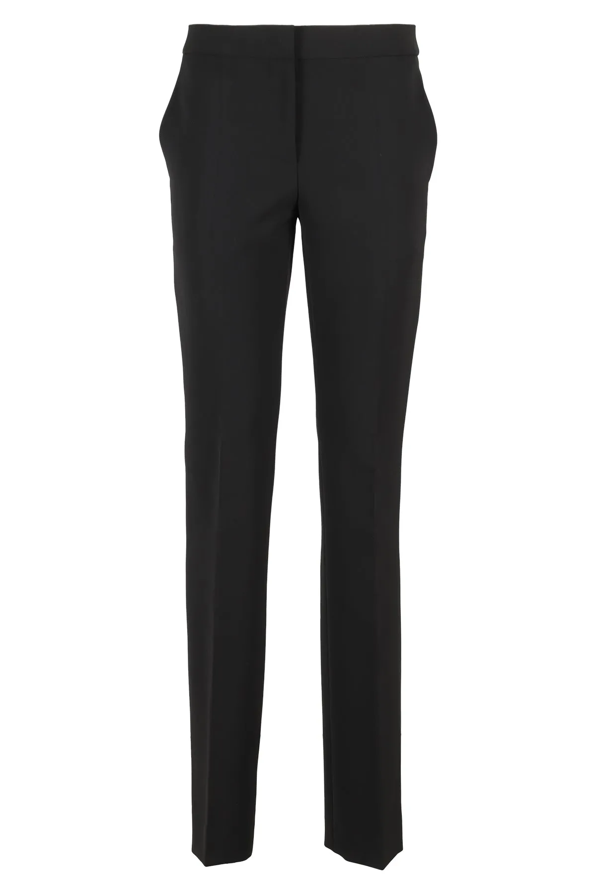 Moschino Mid Rise Straight Leg Tailored Trousers