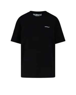 Off-White Logo Detailed Crewneck T-Shirt