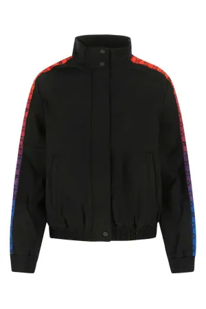 Off-White Monogram Stripe Detailed Track Jacket