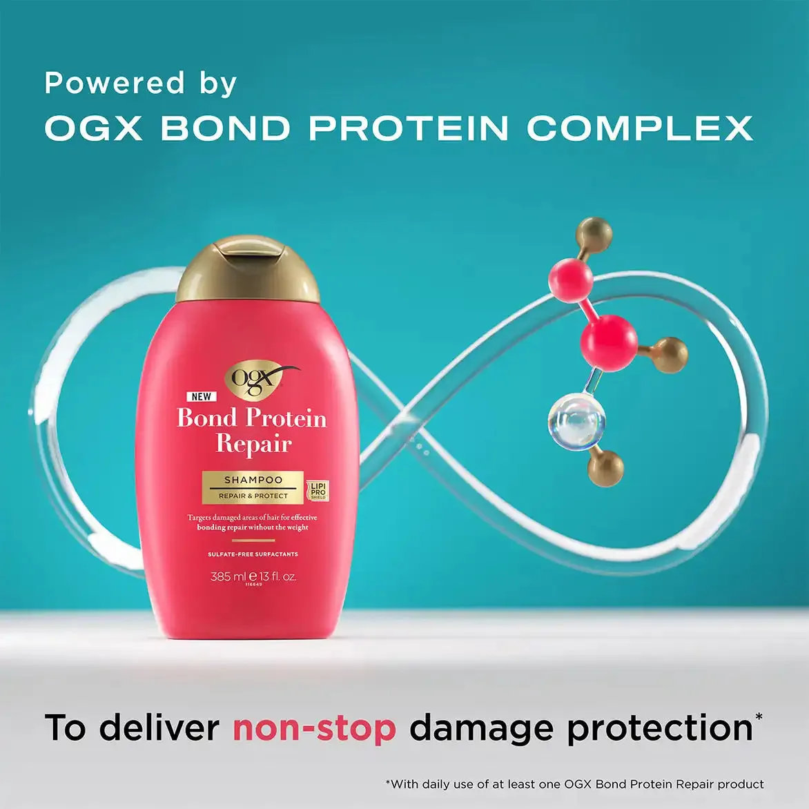 OGX Bond Protein Repair Lightweight Shampoo - 13 oz