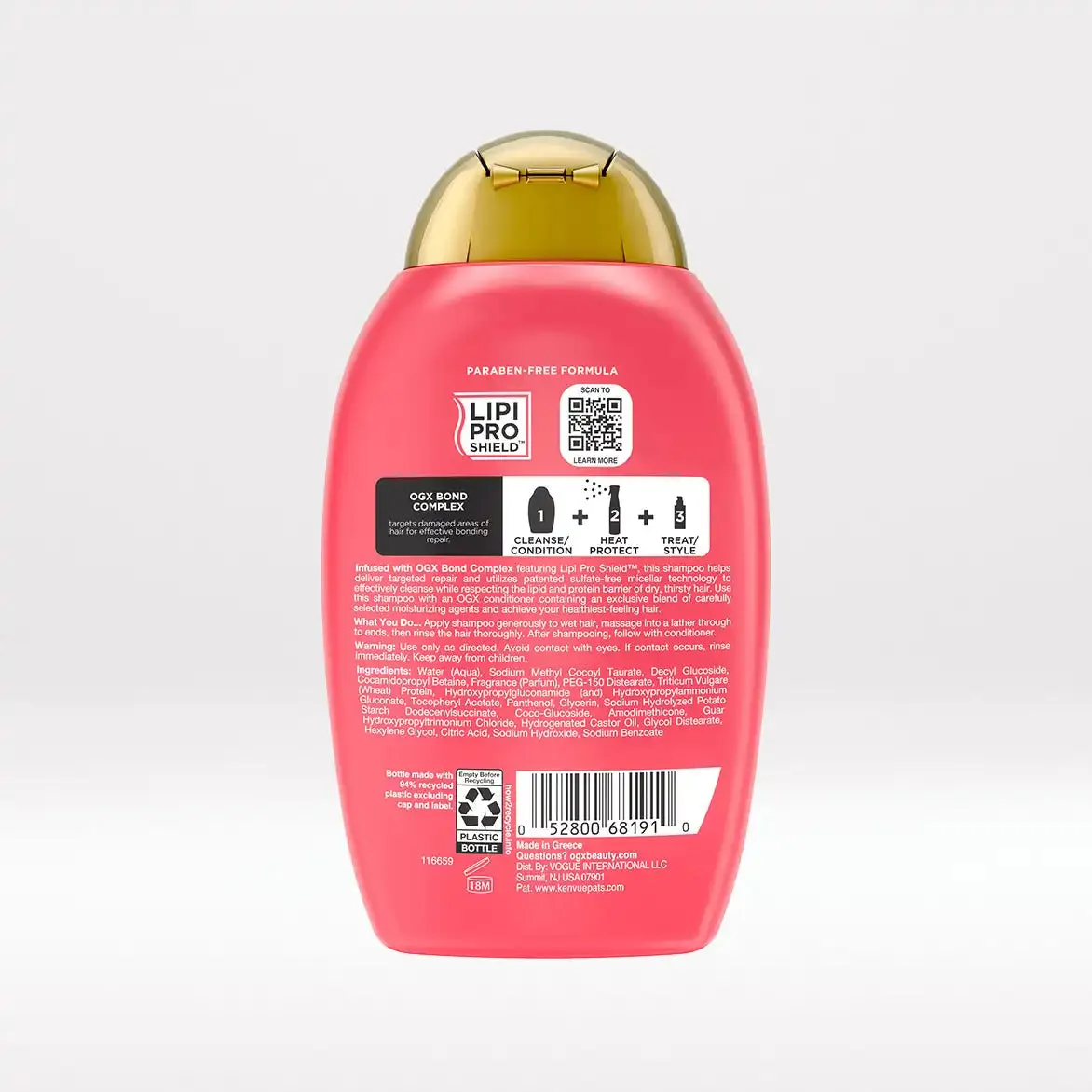 OGX Bond Protein Repair Lightweight Shampoo - 13 oz