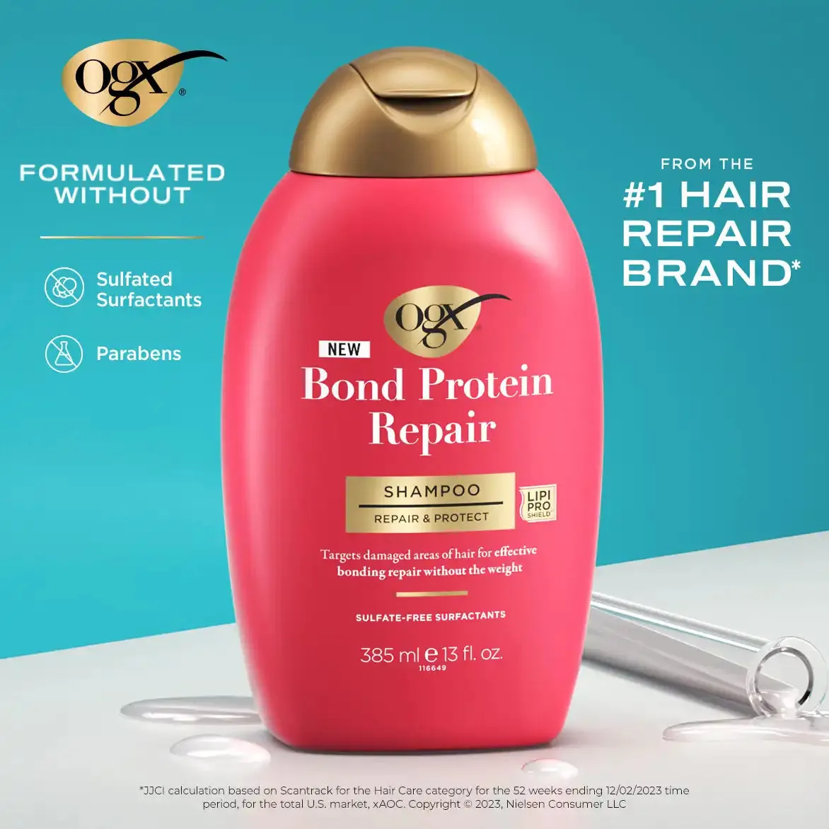 OGX Bond Protein Repair Lightweight Shampoo - 13 oz