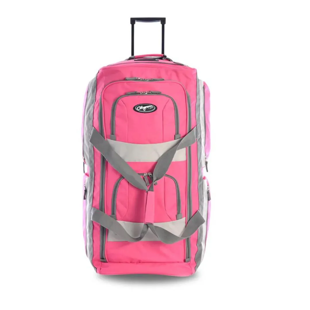 Olympia 8 Pocket Rolling Duffel 22" Carry-On