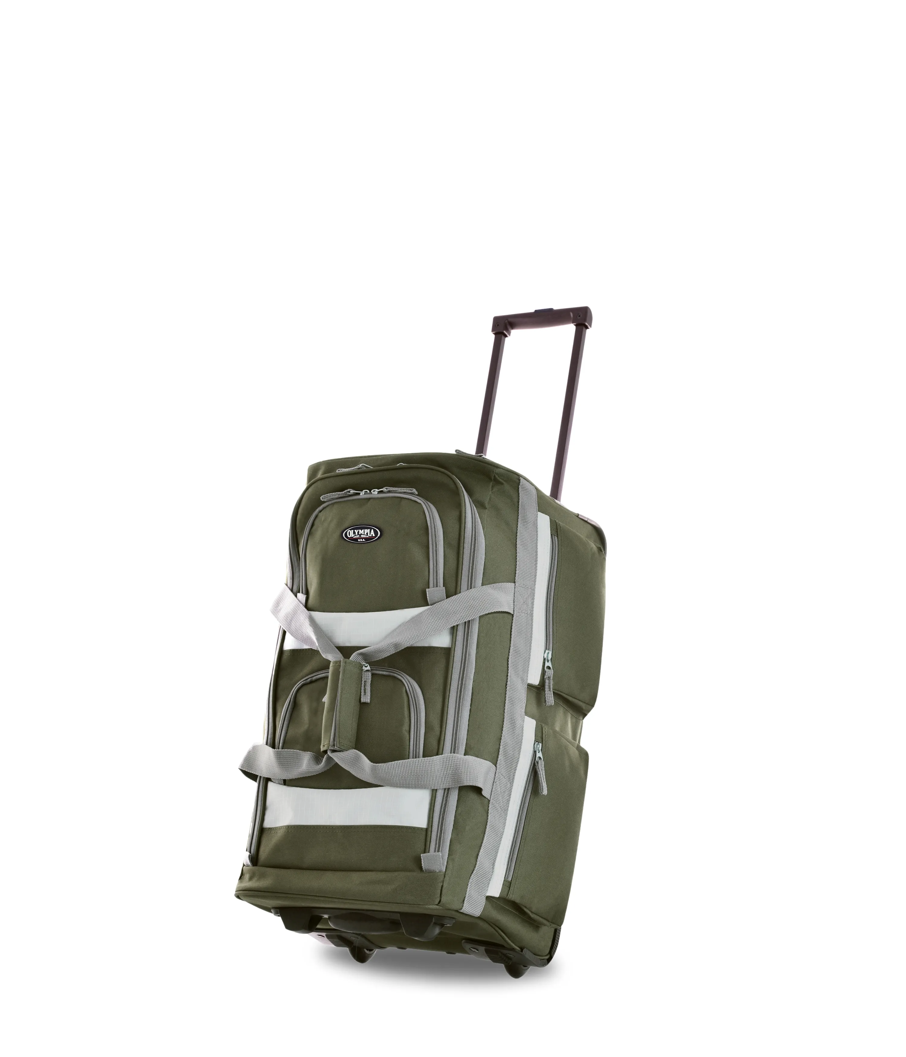 Olympia 8 Pocket Rolling Duffel 22" Carry-On