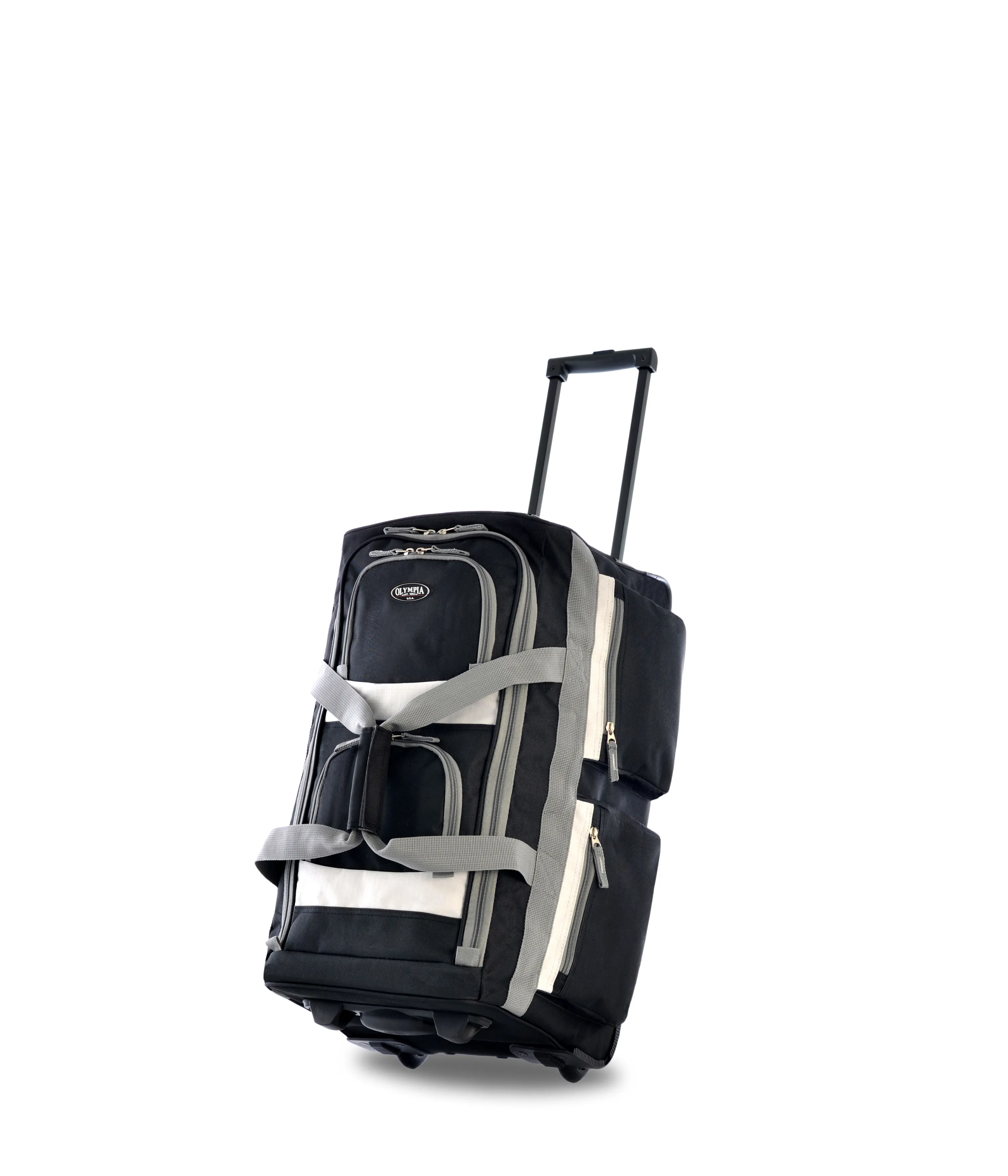 Olympia 8 Pocket Rolling Duffel 22" Carry-On