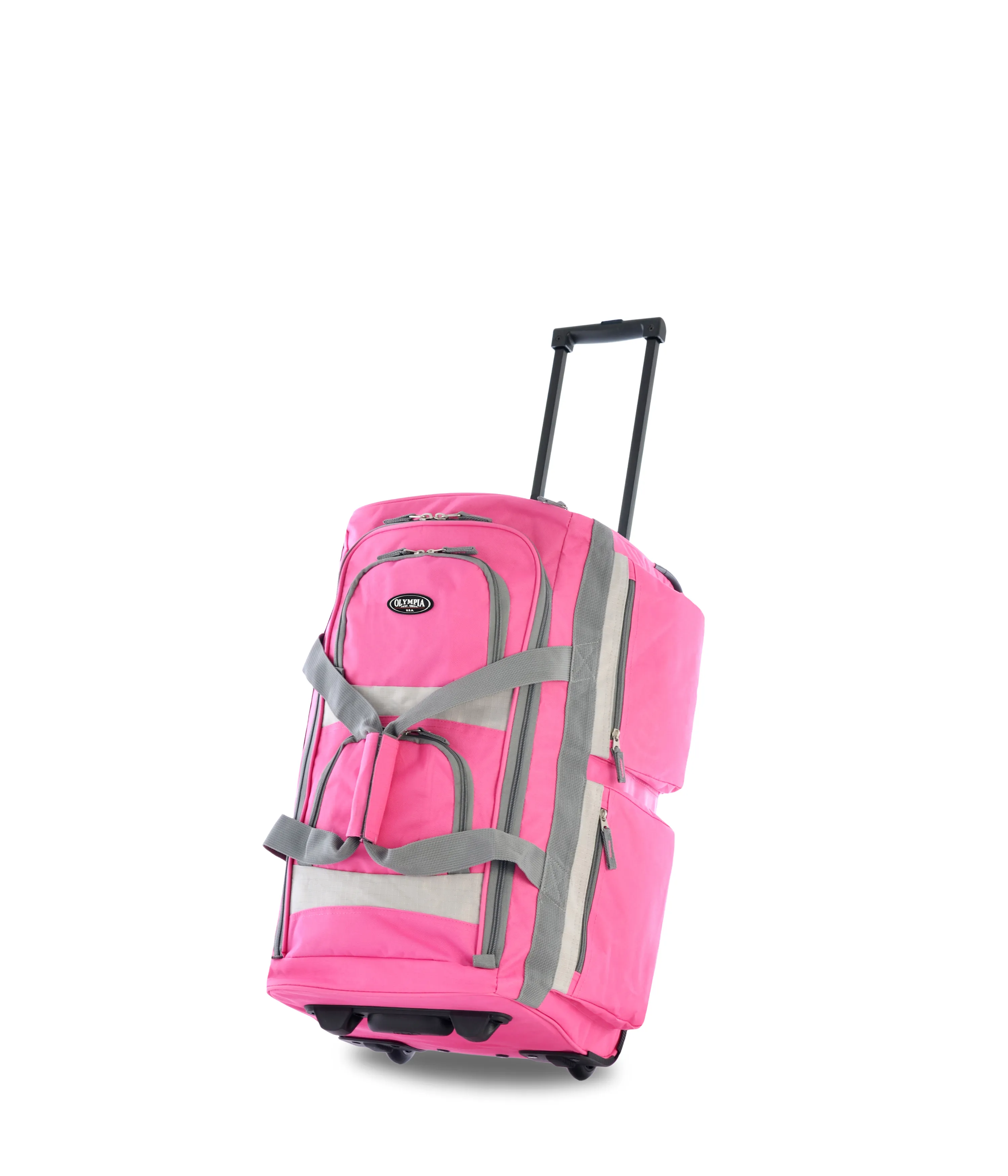 Olympia 8 Pocket Rolling Duffel 22" Carry-On