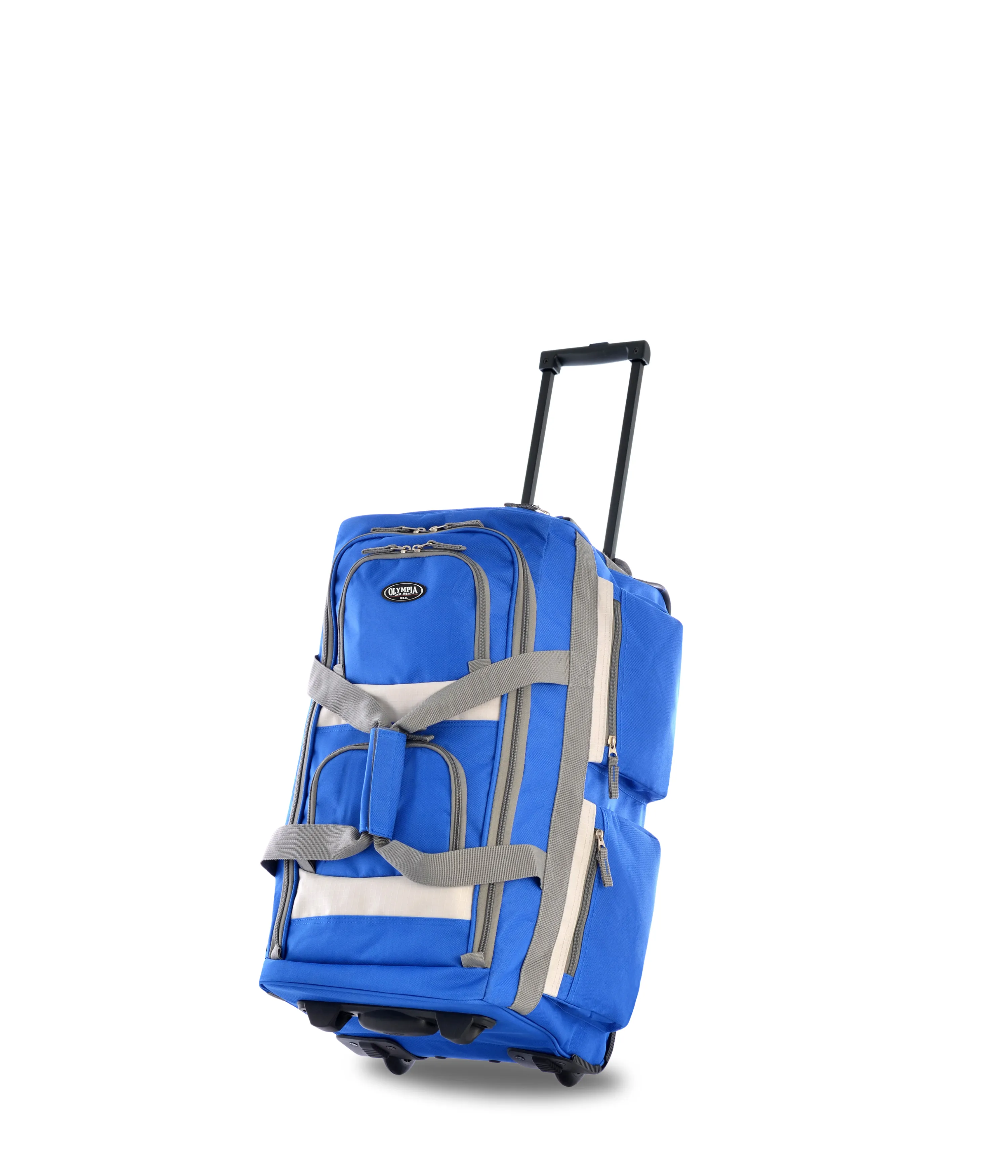 Olympia 8 Pocket Rolling Duffel 22" Carry-On