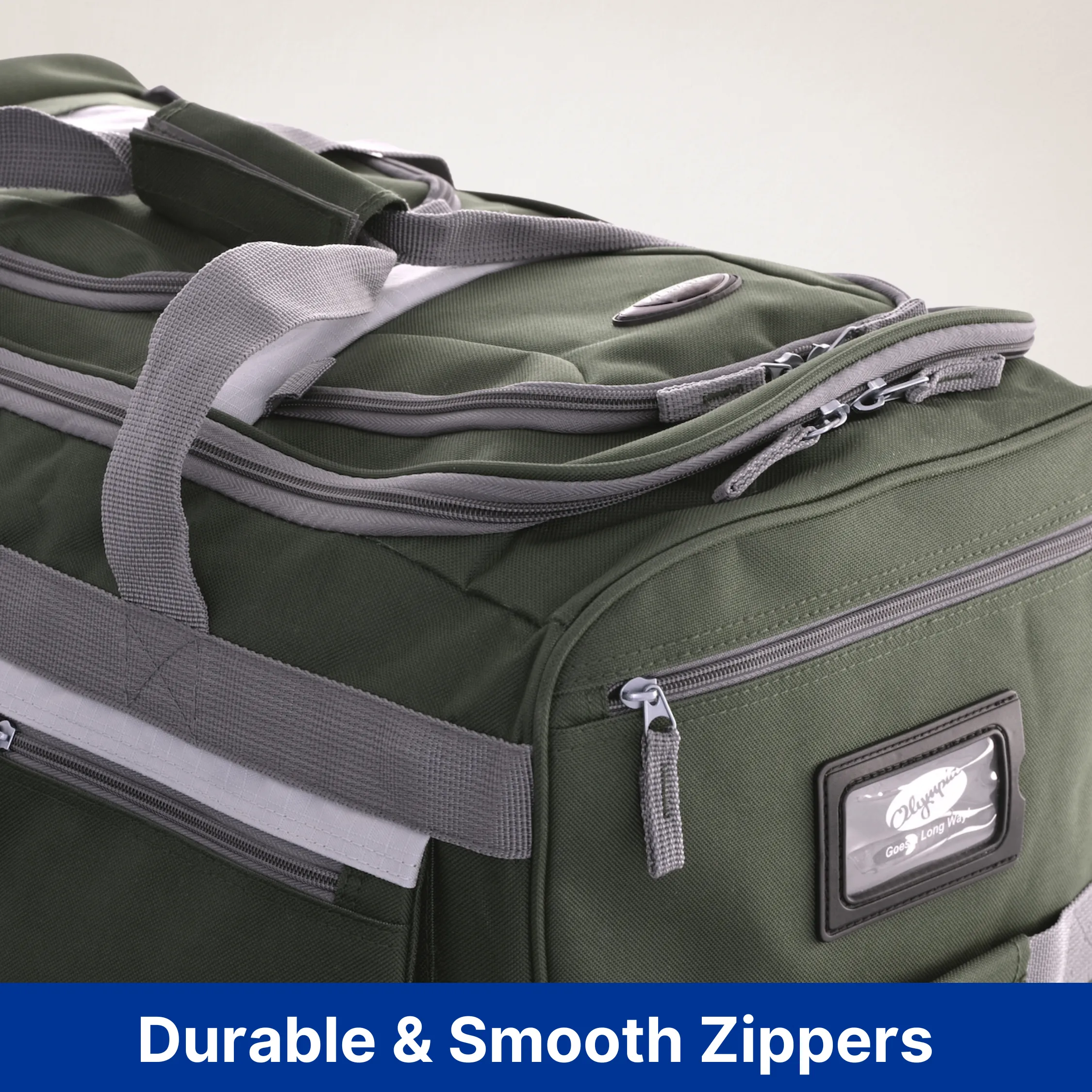 Olympia 8 Pocket Rolling Duffel 22" Carry-On