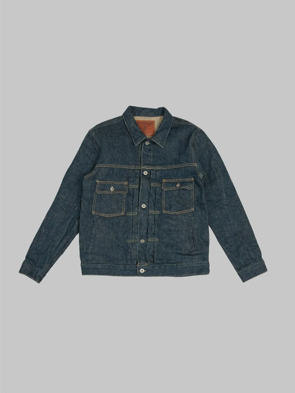 ONI Denim 02516PZR-BEG Secret Denim Beige Weft 20oz Type II Jacket