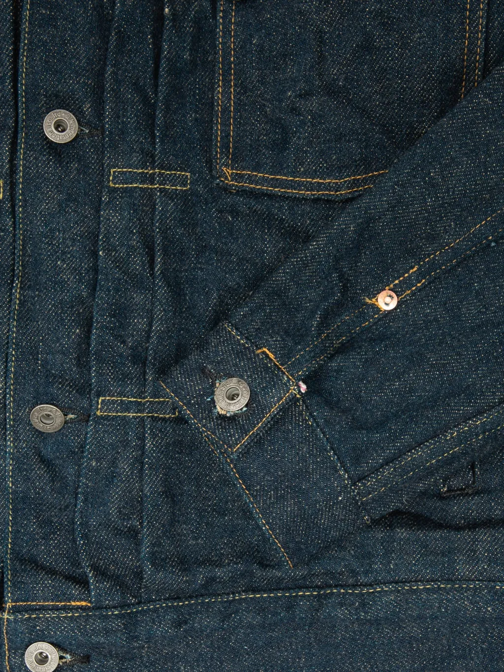 ONI Denim 02516PZR-BEG Secret Denim Beige Weft 20oz Type II Jacket