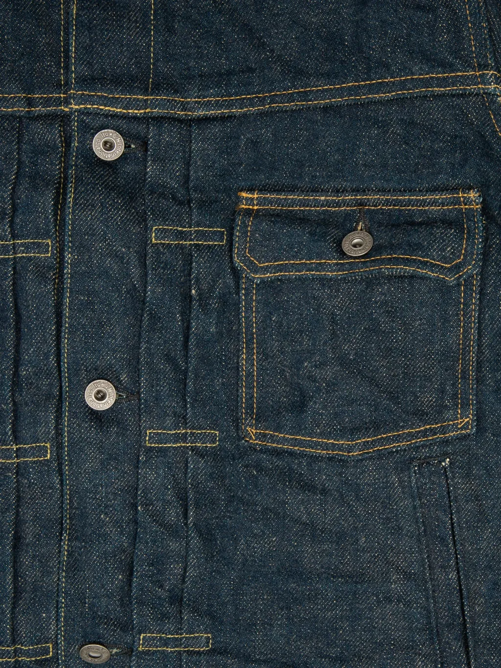 ONI Denim 02516PZR-BEG Secret Denim Beige Weft 20oz Type II Jacket
