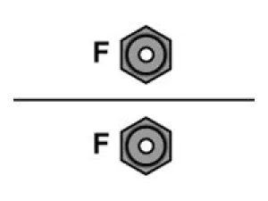 Panorama - Antenna cable - FME female to FME female - 16.4 ft - double shielded coaxial - black C23F-5F