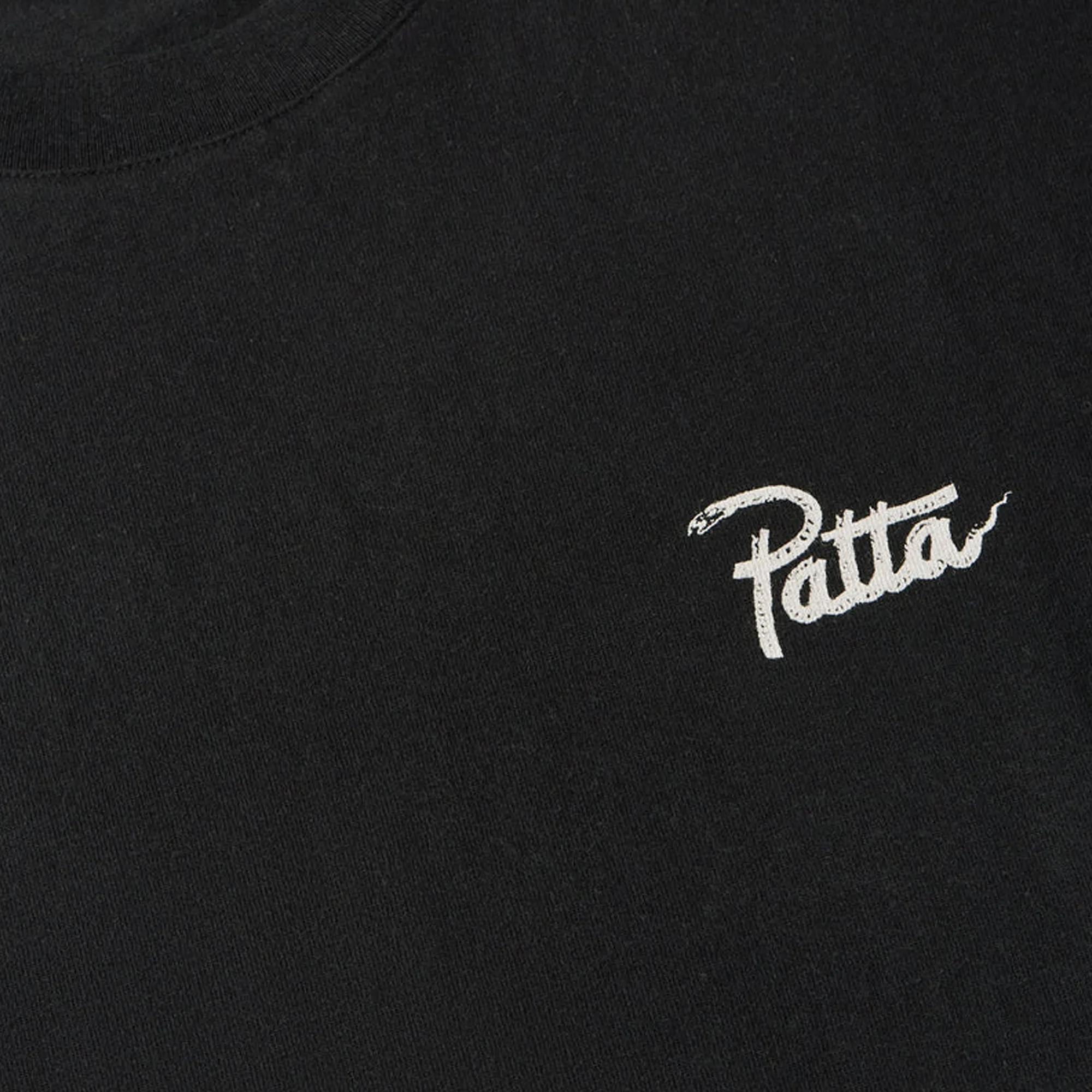 PATTA | PATTA SNAKE HEART T-SHIRT { BLACK